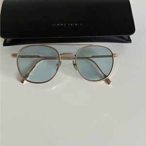 Jimmy Fairly Gold Frame Sunglasses
